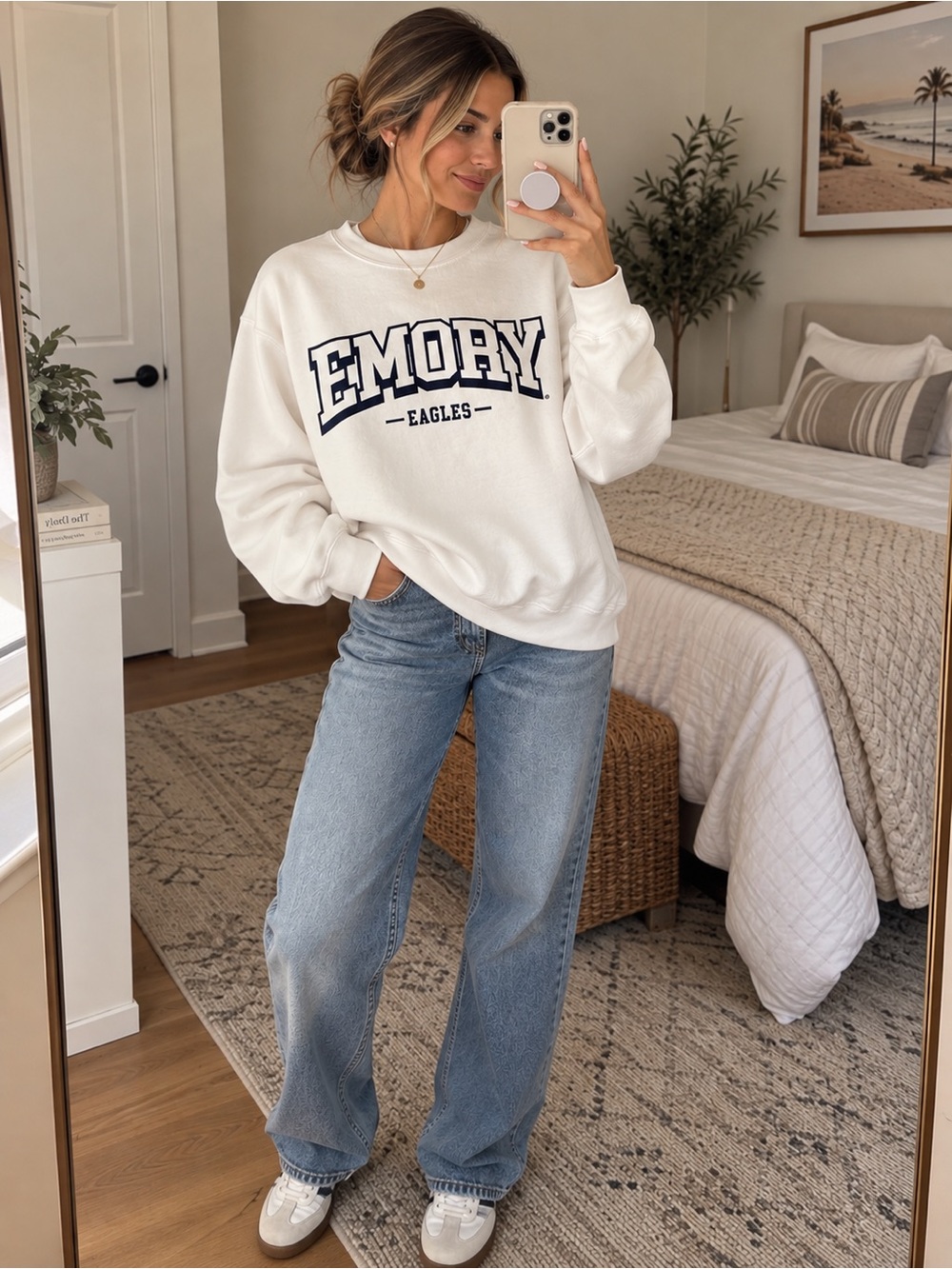 Emory Eagles MV Sport Crewneck Sweater